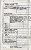 Фрагмент анкеты для лиц, собирающихся принять гражданство СССР или выйти из него. 1931 г.