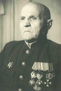 Ф.Г.Пашковский - герой трех войн.Фото 1975г.